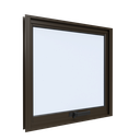 Ver imagem 3 de Janela Maxim-Ar 100CMX60CM em Alumínio Bronze com Vidro Jateado