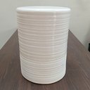 Ver imagem 5 de Banqueta Cerâmica 44x32x32cm Marfim Banco Decorativo Jardim Garden