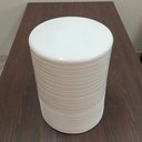 Ver imagem 2 de Banqueta Cerâmica 44x32x32cm Marfim Banco Decorativo Jardim Garden