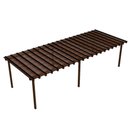 Ver imagem 1 de Kit Policarbonato Bronze 4mm 12,00m X 2,00m - Perfis Naturais