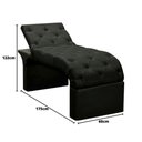 Ver imagem 3 de Maca Estofada Estética Cílios Regulável Spa Suede Ivete Preto