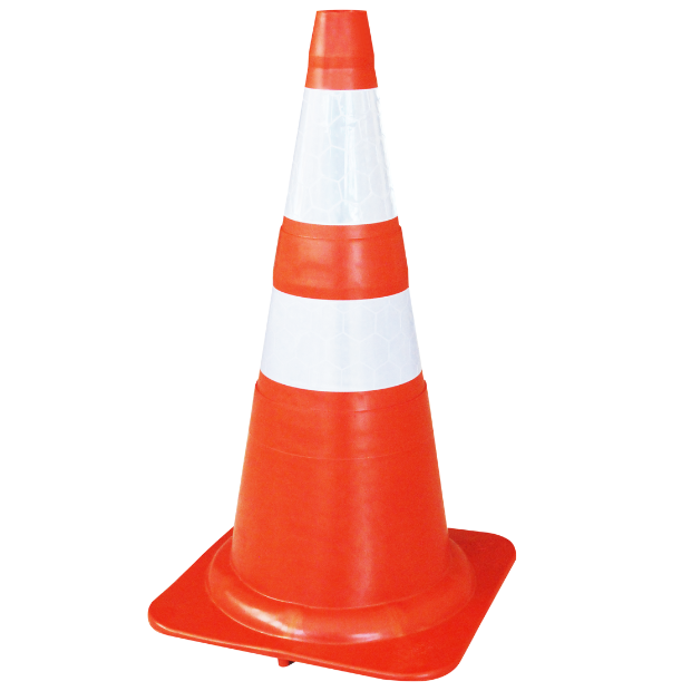 Cone Sinalização Flexível Nbr 15071 75cm Plastcor - 3