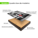 Ver imagem 3 de Kit 3 Quadros Decorativos Londres Paris 60x40cm MDF