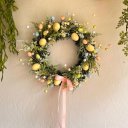 Ver imagem 2 de Guirlanda de Páscoa com Ovos e Verdes 40 Cm