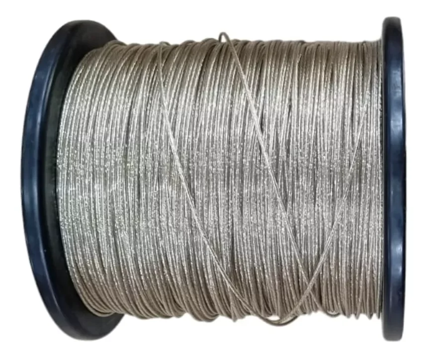 Bobina 500 Metros Cabo Aço Revestido 2,50 Mm - 2