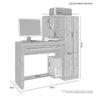 Escrivaninha Mesa para Computador Aroeira Candian Cacau - JCM Movelaria - 2