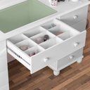 Ver imagem 5 de Penteadeira Camarim Grande com Espelho Led 9 Gavetas Moderna