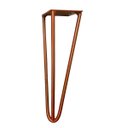 Ver imagem 3 de Kit 4 Pés de Ferro 20cm Bronze Hairpin Legs para Puff Poltrona Mesa de Centro Móveis