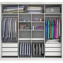 Ver imagem 4 de Guarda-roupa Casal 3 Portas de Correr e 6 Gavetas Sevilha