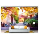 Ver imagem 1 de Papel De Parede Cidade Antiga Rua Européia 3D Cda53