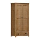 Ver imagem 2 de Guarda-roupa Multiuso 2 Portas 1 Gaveta Topázio Freijó Madeira Pinus - Finestra