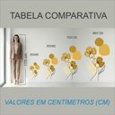 Ver imagem 3 de Adesivo Floral Boho Amarelo Estilo Nórdico 35X60 Minimalista Abstrato