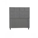 Ver imagem 1 de Cabeceira Estofada Box Casal Queen Size Encosto para Cama Hylux 164x126 Cm Chumbo