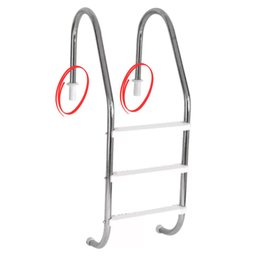 2 Un Chumbador para Escada de Piscina Abs Par de Chumbadores Tamanho Padrão - 2