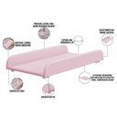 Ver imagem 7 de Trocador de Fraldas Almofadado para Berço Corino Rosa P02