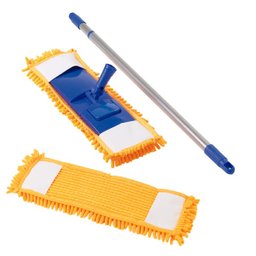 Vassoura Mop Tira Pó 44 Cm Chenille Com 1 Refil - 2