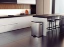 Ver imagem 5 de Lixeira Octos Inox Balde Removível e Pedal 45l Tramontina