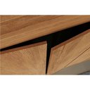 Ver imagem 5 de Guarda Roupa Casal 6 Portas e 6 Gavetas C/ Pés Horizon Naturale/off White - Rufato