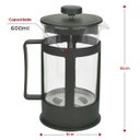 Ver imagem 4 de Cafeteira Prensa Francesa de Vidro Borossilicato 600ml