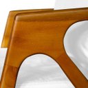 Ver imagem 4 de Namoradeira Marilia Decorativa - Corino Branco