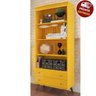 Armário S/porta Retrô Amarelo 2 Gavetas e 4 Prateleiras - 1