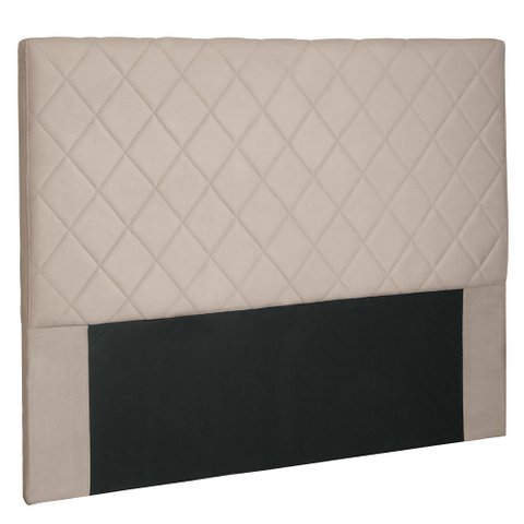 Cabeceira King 1,95m Esmeralda Suede Bege - Pallazio