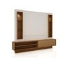 Painel/Estante para TV com LED Tb129L - Nobre/Off White - 1