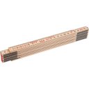 Ver imagem 3 de Escala métrica 1 metro 6 dobras madeira natural - Vonder