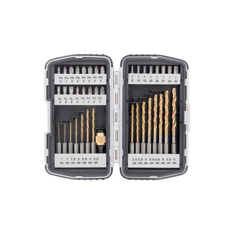 Jogo de Bits Fenda, Phillips e Torx 40 Peças 113229 Mtx