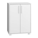 Ver imagem 2 de Balcão Multiuso 2 Portas 2 Prateleiras Bmu 28 - Branco