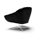 Ver imagem 6 de Kit 2 Poltronas Giratória Giovana Corano Preto Base Cromada - D'Rossi