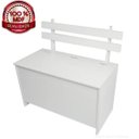 Ver imagem 5 de Banco/Caixa de Lenha com Baú Cl 001 100% MDF - Branco
