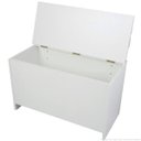 Ver imagem 6 de Banco/Caixa de Lenha com Baú Cl 001 100% MDF - Branco