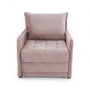 Ver mais imagens de Poltrona Cama Reclinável Retrátil Viena Veludo Rose com Espuma D-26 Loja Sheep