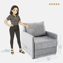 Ver imagem 5 de Poltrona Cama Reclinável Retrátil Viena Veludo Rose com Espuma D-26 Loja Sheep