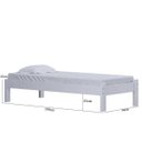 Ver imagem 2 de Cama Turca Solteiro de Madeira Abs Branco