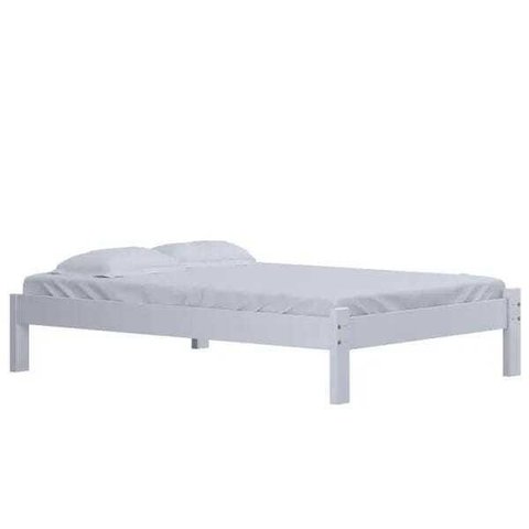 Cama Turca Casal de Madeira Abs Branco