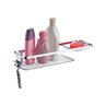 Suporte para Shampoo/Sabonete banheiro cor prata - 1