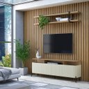 Ver imagem 4 de Painel Ripado Smart 160x240cm F972 Louro
