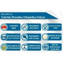 Ver imagem 5 de Conjunto Box Baú Casal: Colchão Espuma Plumatex D26 Falcon Firme + Base Crc Suede Gray(138x188)