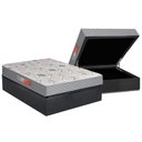 Ver imagem 1 de Conjunto Box Baú Casal: Colchão Espuma Plumatex D26 Falcon Firme + Base Crc Suede Gray(138x188)