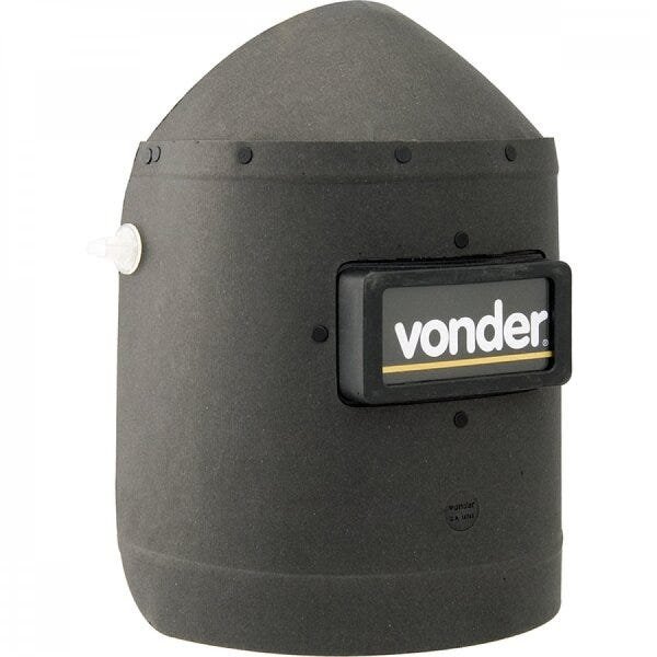 Máscara para solda em fibra preta VD 700 Vonder - 1