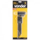 Ver imagem 2 de Jogo de chaves allen 15 mm a 10 mm longas abauladas com 10 peças Vonder