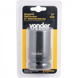 Soquete sextavado 27 mm para chave de roda desforcímetro/multiplicador de torque com encaixe 1" Vond - 2