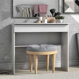 Penteadeira 1 Gaveta Office Bpe 21 - Branco - 1