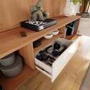 Ver imagem 5 de Rack para Tv 70" Sevilla Lukaliam 2 Portas 1 Gaveta