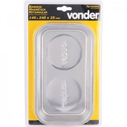 Bandeja magnética retangular 140 mm x 240 mm Vonder - 3 Bandeja magnética retangular 140 mm x 240 mm Vonder - 3