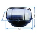 Ver imagem 2 de Kit 6 Arandela Oval Preta Tipo Tartaruga Interior Exterior