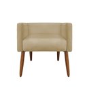Ver imagem 3 de Banco Decorativo Nina Suede Bege Rosado - Dominic Decor