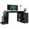 Mesa para Computador Gamer 4 Nichos Bmg 3 - Preto - 2